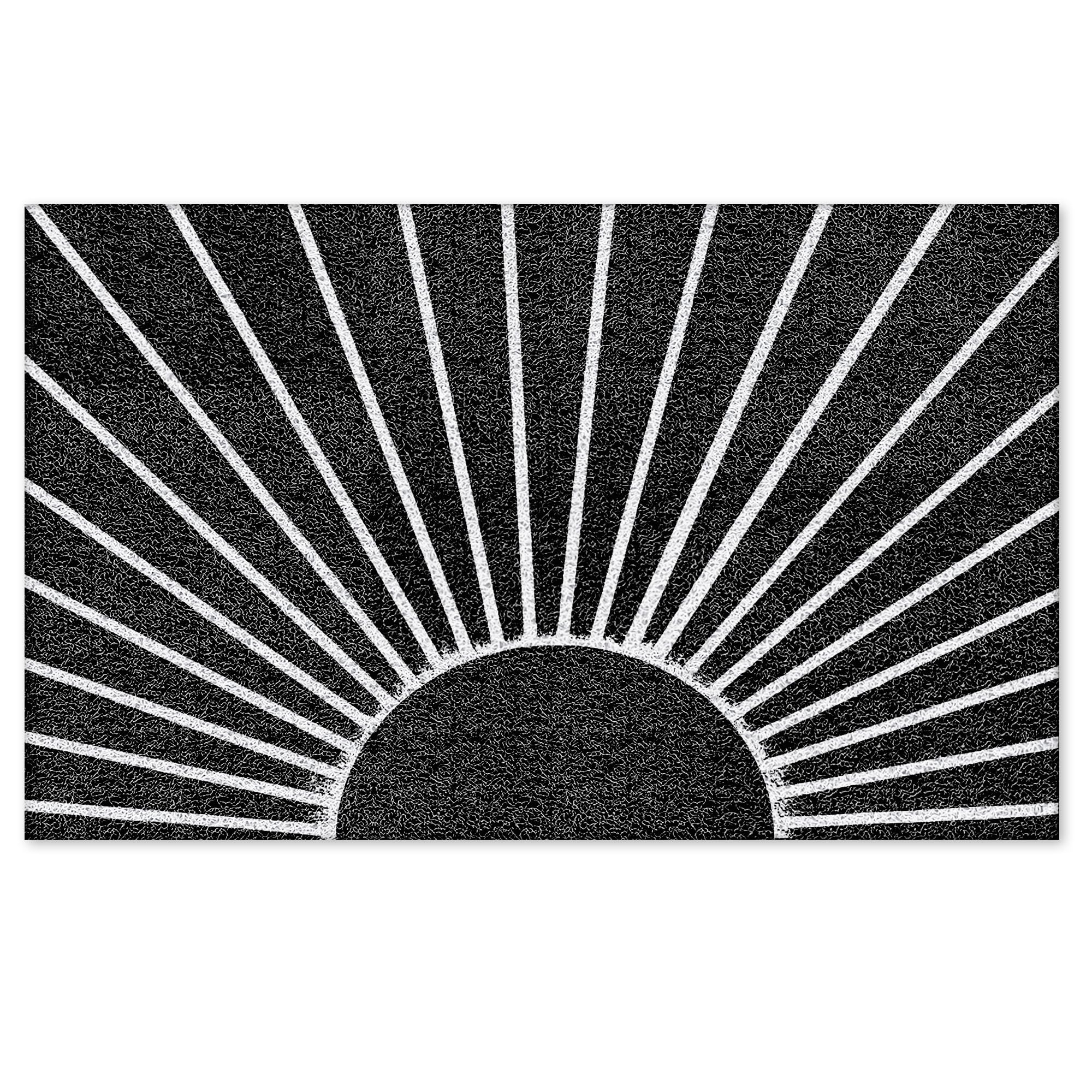 Supwhd Black And White Door Mat, Black And White Outdoor Door Mat Doormat, Black Welcome Mat, Black Door Mats Doormat Outdoor In