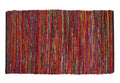 Cotton Multi Chindi Hand Woven Rugs 24x36 inch Multi Color,Cotton Area Rugs,Indoor Out Door Rugs 2x3,Rugs for Living Room, Mac