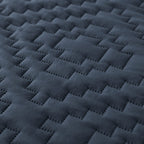 R.Share Navy Blue Twin Size Quilt Bedding Sets With Pillow Sham, Boho Lightweight Soft Bedspread Coverlet, Quilted Blanket Thin