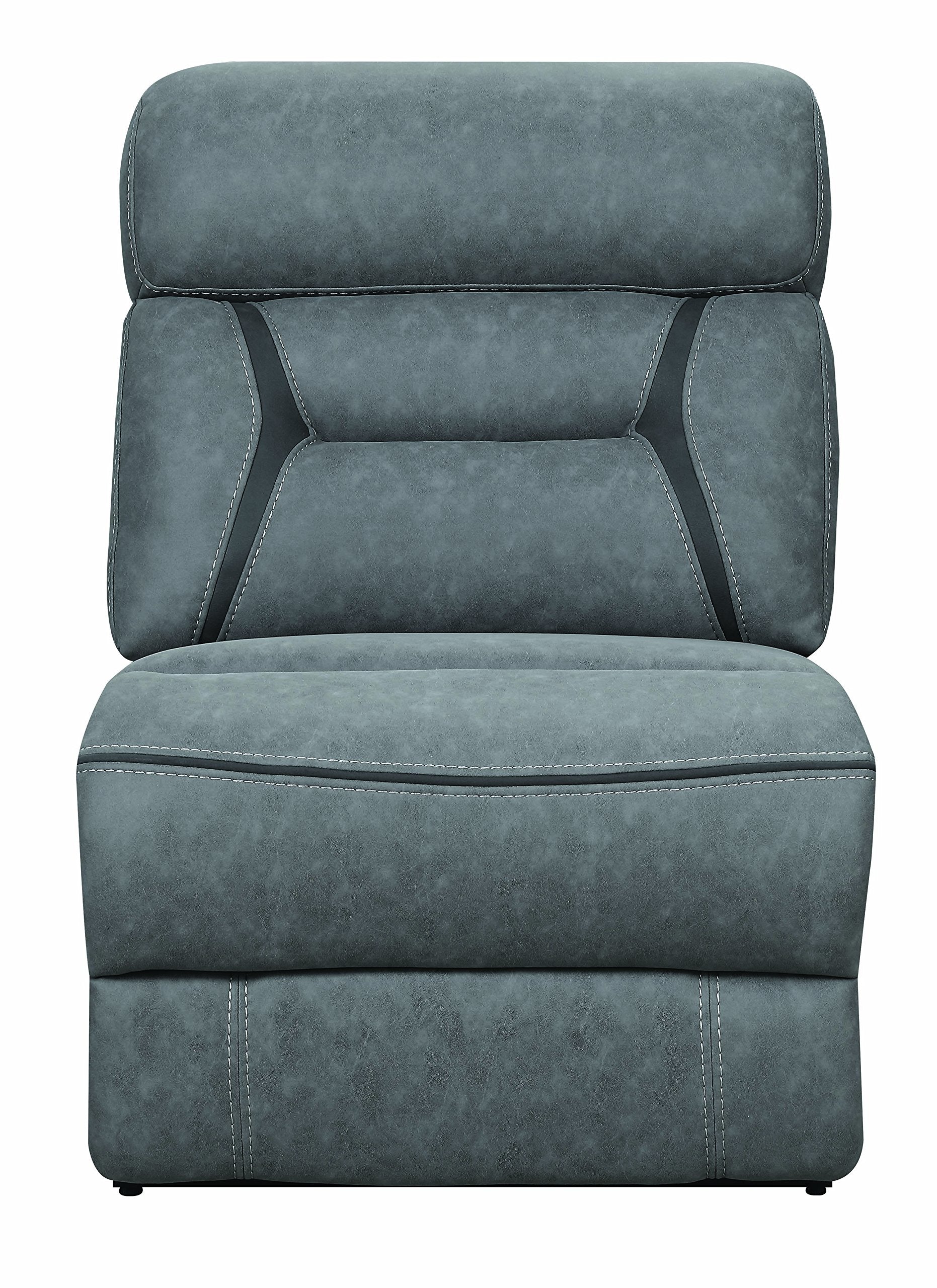 Coaster Home Furnishings 600370AC Camargue Casual Reclining Power Sectional Sofa, Grey
