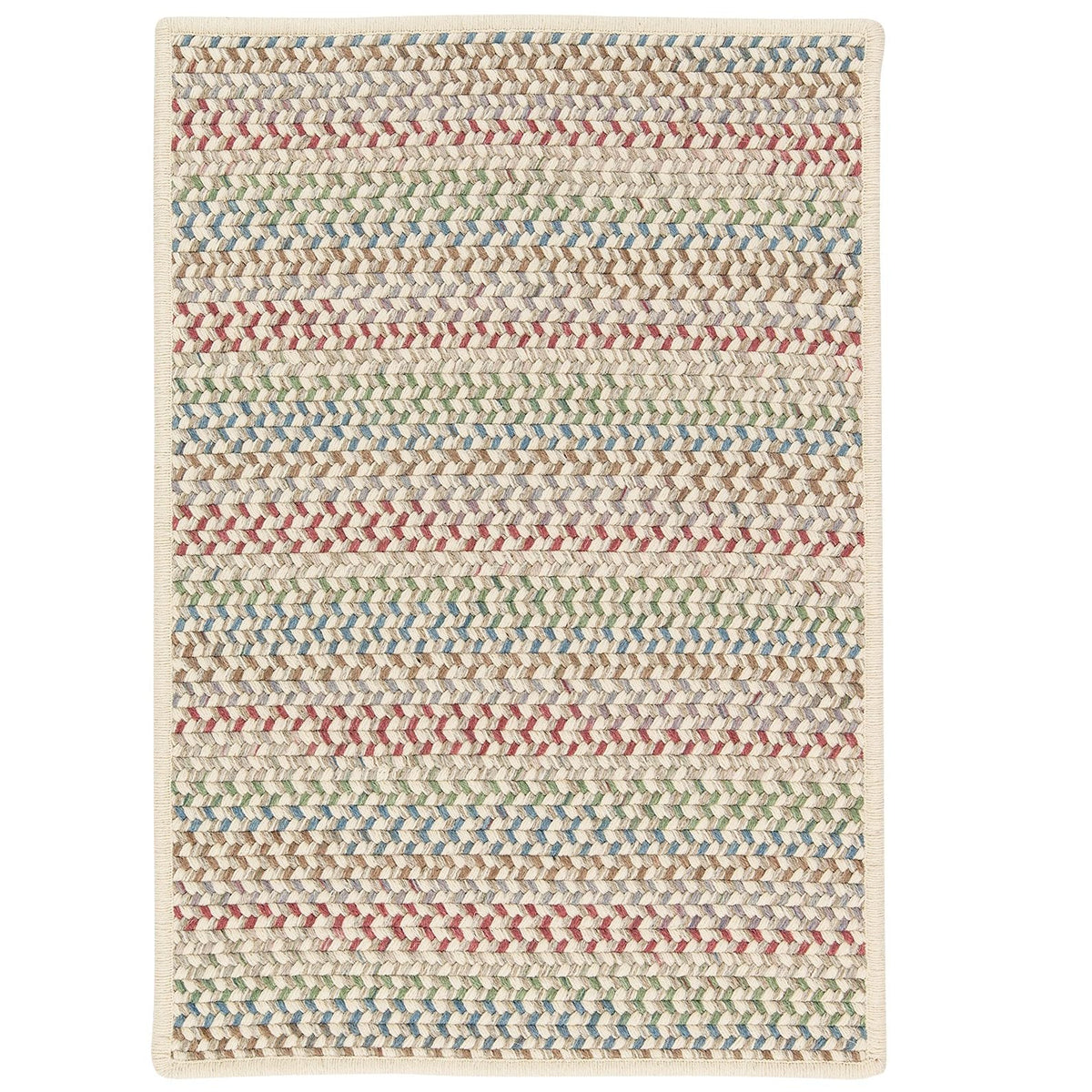 Chapman Wool R144X144S Rugs, 12' X 12' Square, Spring Mix Natural