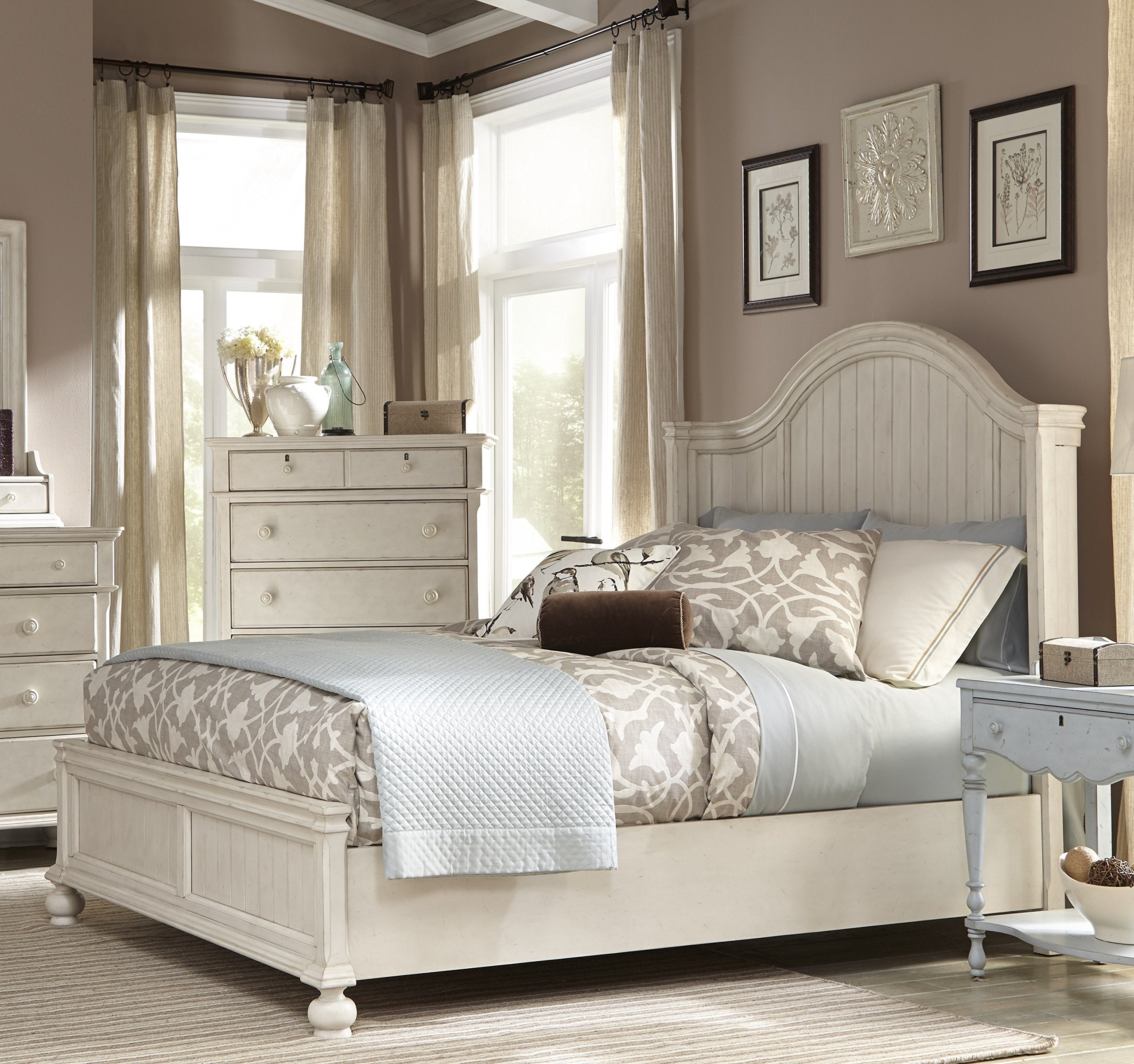 American Woodcrafters Newport Panel Storage Bed