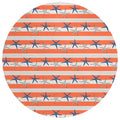 Addison Rugs Surfside Asr42 Coral 8' X 8' Indoor Outdoor Round Rug, Easy Clean, Machine Washable, Non Shedding, Bedroom, Living Room, Dining Room, Kitchen, Patio Rug
