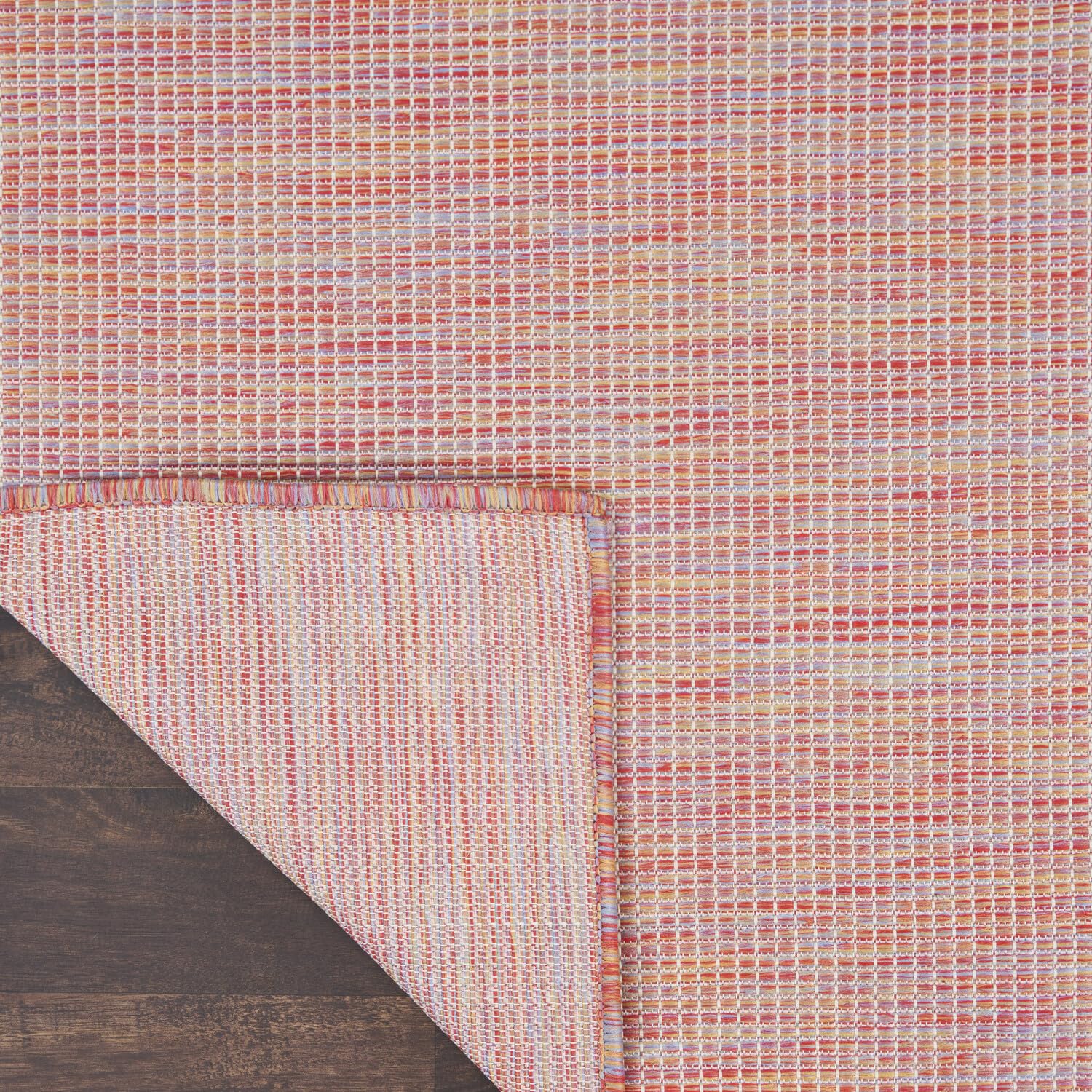 Nourison Positano Indoor/Outdoor Rainbow 2'2' X 12' Area Rug, Easy Cleaning, Non Shedding, Bed Room, Living Room, Dining Room, Backyard, Deck, Patio (2X12)