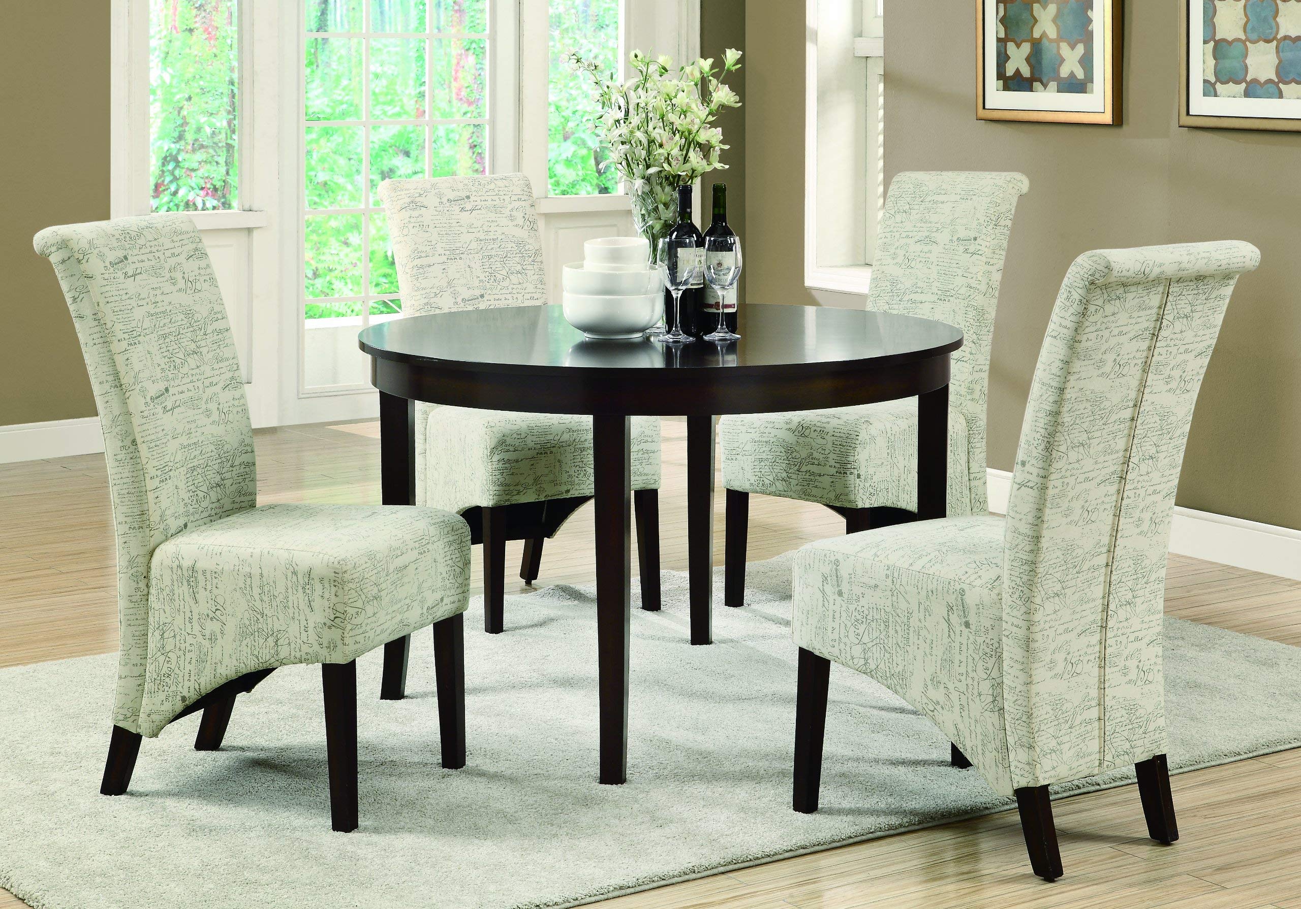 Monarch 2-Piece Vintage French Fabric Parson Chair