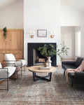 Loloi Chris Loves Julia x Jules Collection, Lagoon & Brick 2-6 x 9-6 Area Rug - Vintage Accent Rugs for Living Room, Bedroom, 