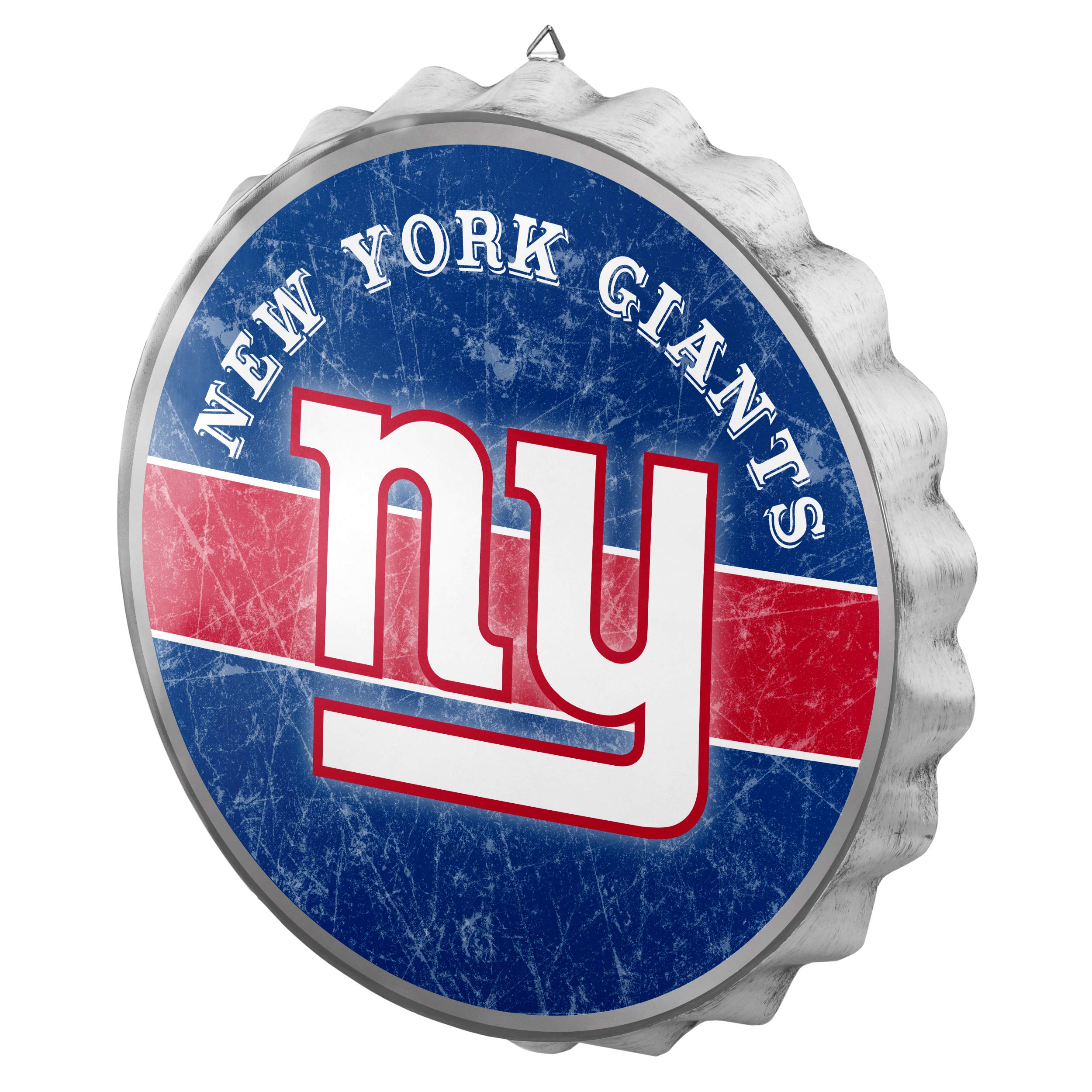 FOCO New York Giants NFL Metal Distressed Bottlecap Sign