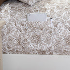Elegant Comfort Luxury Soft Bed Sheets Paisley Pattern - 1500 Premium Hotel Quality Microfiber Softness Wrinkle And Fade Resistant (6-Piece) Bedding Set, California King, Paisley Taupe