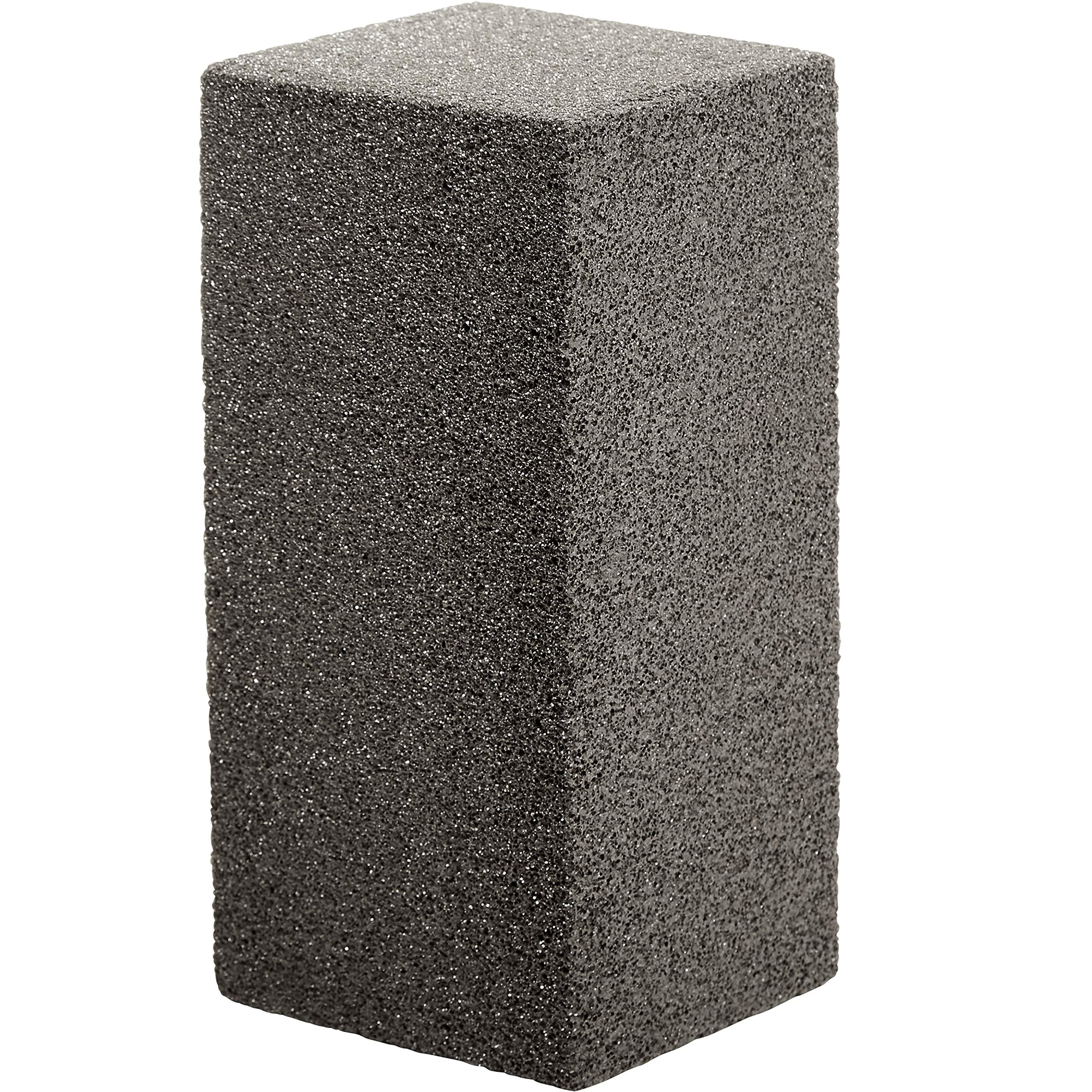 Non-Toxic Restaurant-Grade Grill Cleaning Brick 1 Pk. Reusable Non-Scratch Pumice Stone Bricks For Smokers, Flat Top Grills Bbq