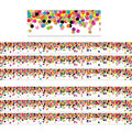 Teacher Created Resources Tcr5609-6 Confetti Straight Border Trim, 6 Packs