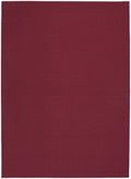 Garland Rug Town Square Chili Red 76 x 96 Stain Resistant Indoor Area Rug