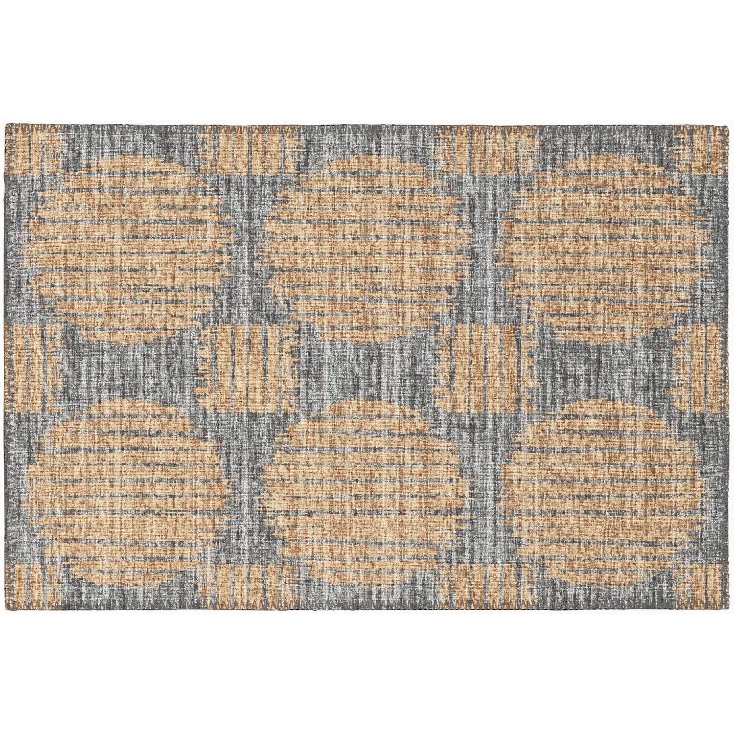 Sedona Sn13 Gold Contemporary Rug Rectangle 8' X 10'