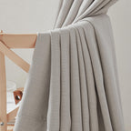 Nicetown Bedroom Curtains 2 Panels Sets Faux Linen Textured, Pinch Pleated Room Darkening Light/Heat Blocking Window Drapes Ther
