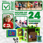 Minecraft Advent Calendar 2024 For Kids And Teenagers - Unique Boys Advent Calendar (Green Cube)