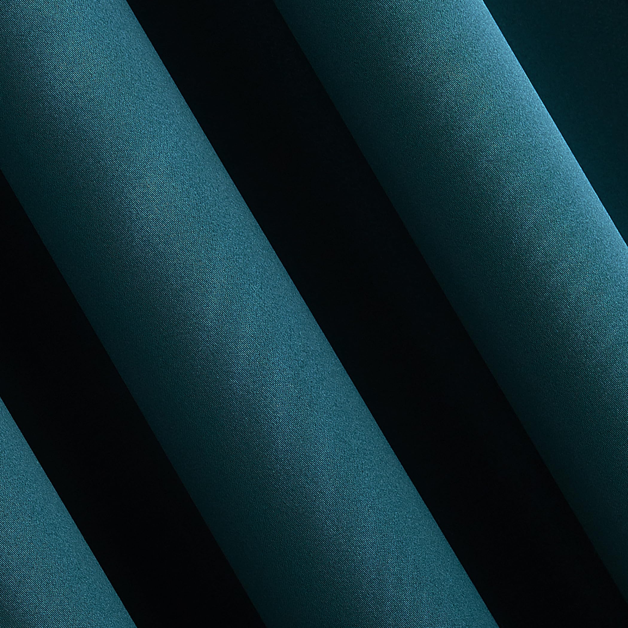 Sun Zero Barrow 2-Pack Energy Saving Grommet Curtain Panel Pair, 54'' X 63, Teal