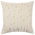 Rizzy Home T13895 Decorative Pillow, 20" x 20", Gold/Beige
