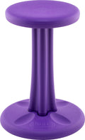 KORE DESIGN Wobble Stool Chair, Girls + Boys Kid Desk Stools, Ergonomic Small Office Chairs, Flexible Seating for Active Kids, ADD/ADHD, Classroom, School, Home, Pre-Teen (18.7in) Age 10-11 yr, Purple