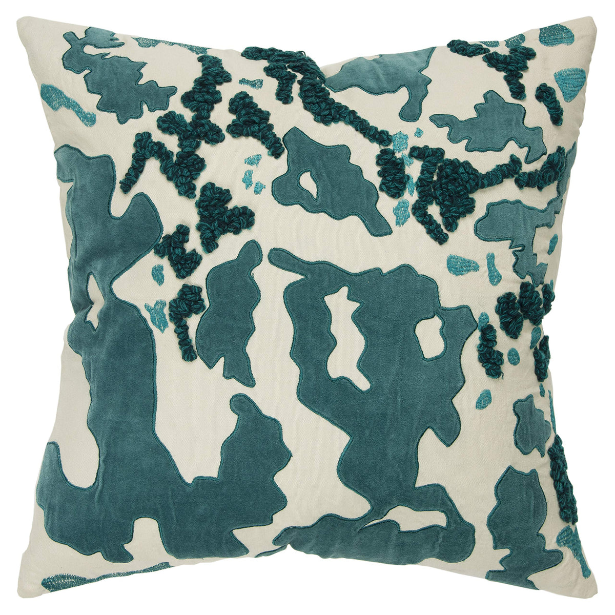 Rizzy Home Decorative Pillow Cover | Blue | 20&quot;X20&quot;