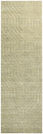 Rizzy Home | Tc8580 | Technique Collection | Wool Area Rug | 2'6" X 8' | Tan Solid