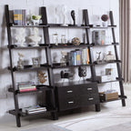 Coaster Colella 3-Piece Bookcase Set, Cappuccino