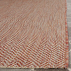 Safavieh Courtyard Collection 5'3' X 7'7' Red/Beige Cy8022 Indoor/ Outdoor Patio Backyard Mudroom Area Rug