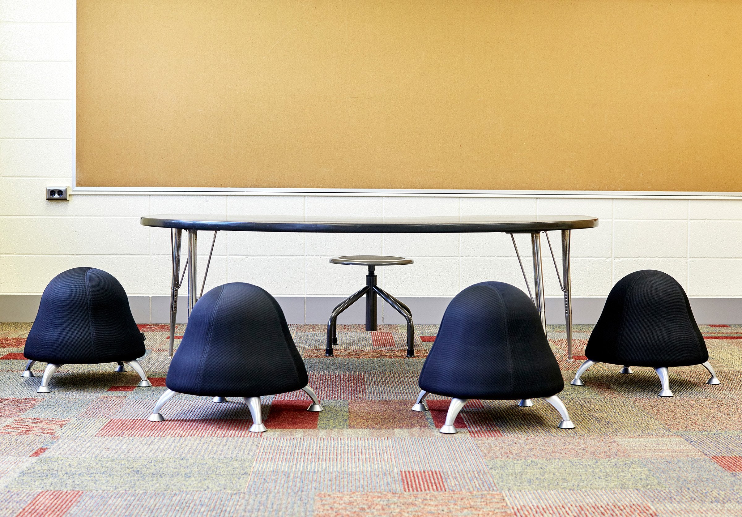 Safco Products 6669 Diesel Low Base Stool Without Back, Pewter