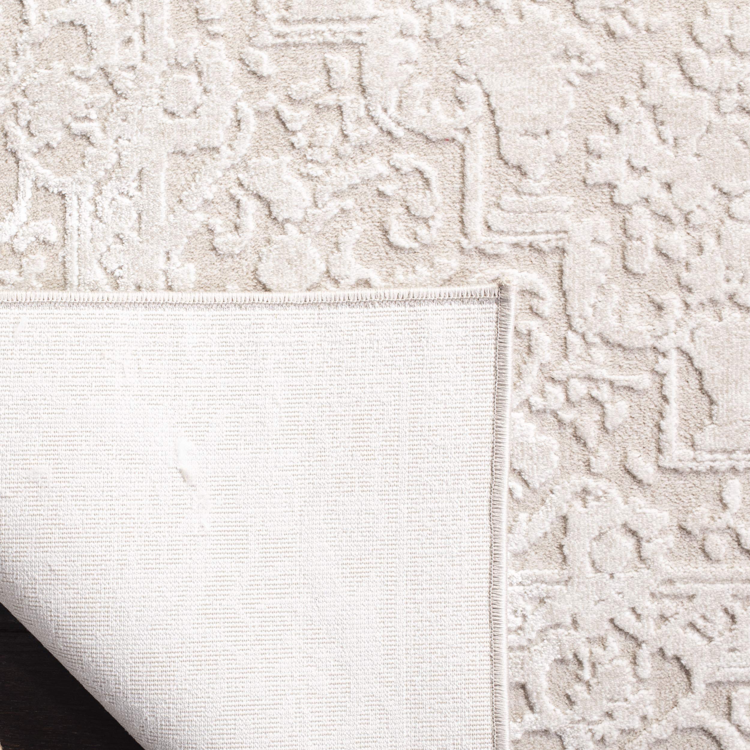 Safavieh Reflection Collection Area Rug - 5'1'' X 7'6'', Creme & Ivory, Vintage Distressed Design, Non-Shedding & Easy Care, Ide