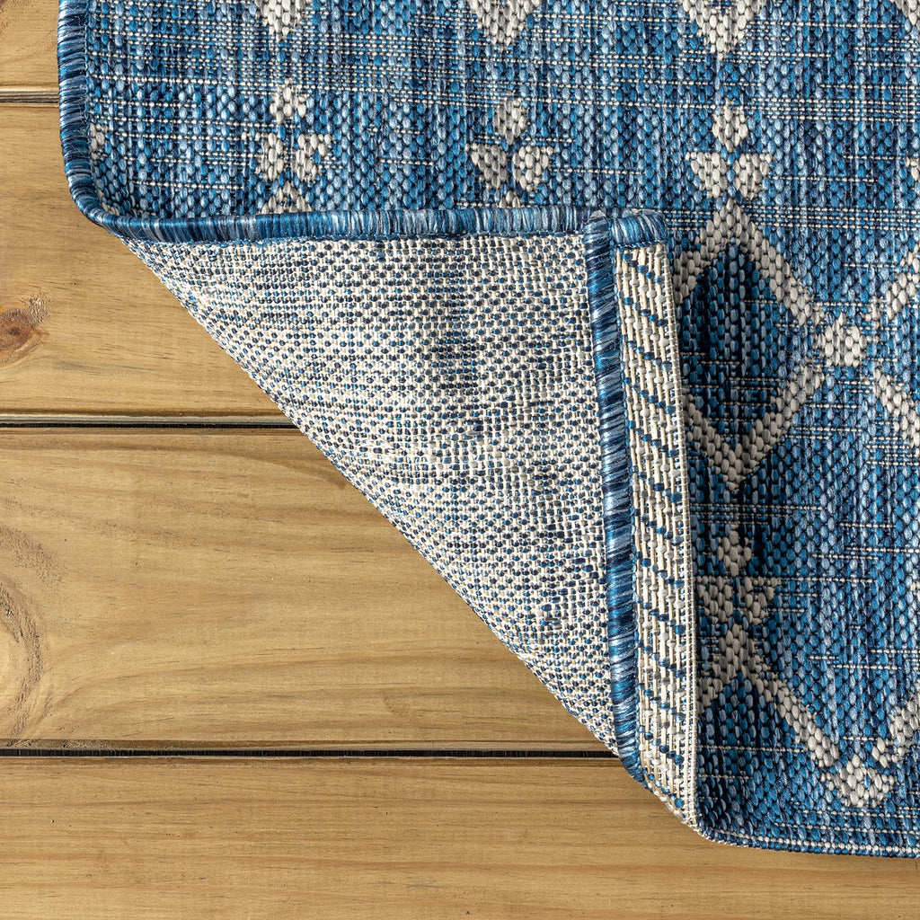 Jonathan Y Smb108B-5Sq Ourika Moroccan Geometric Textured Weave Indoor Outdoor Area Rug, Bohemian, Rustic, Scandinavian Easy Cle