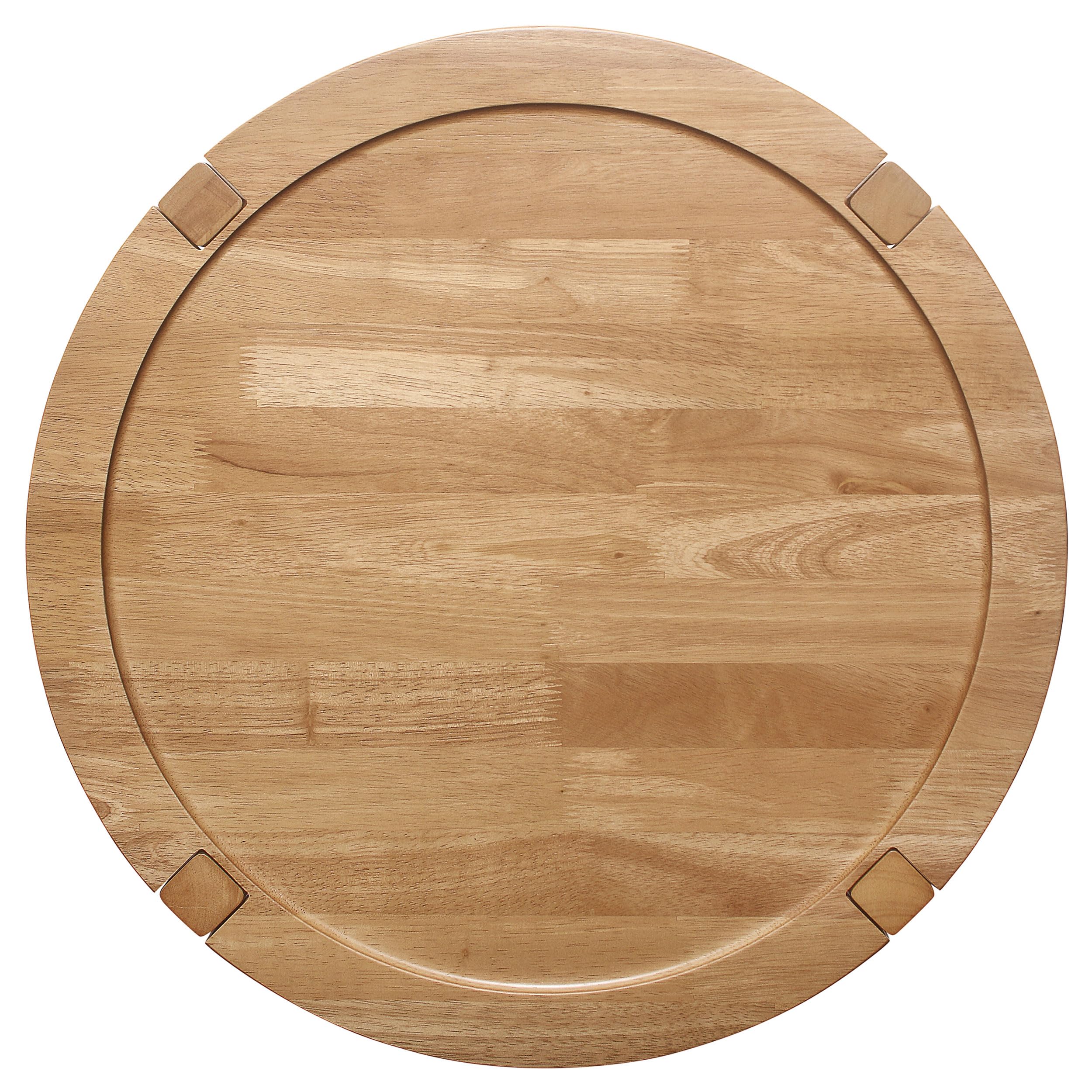 Coaster Home Furnishings Camillo Round Solid Wood End Table with Shelf Maple Brown