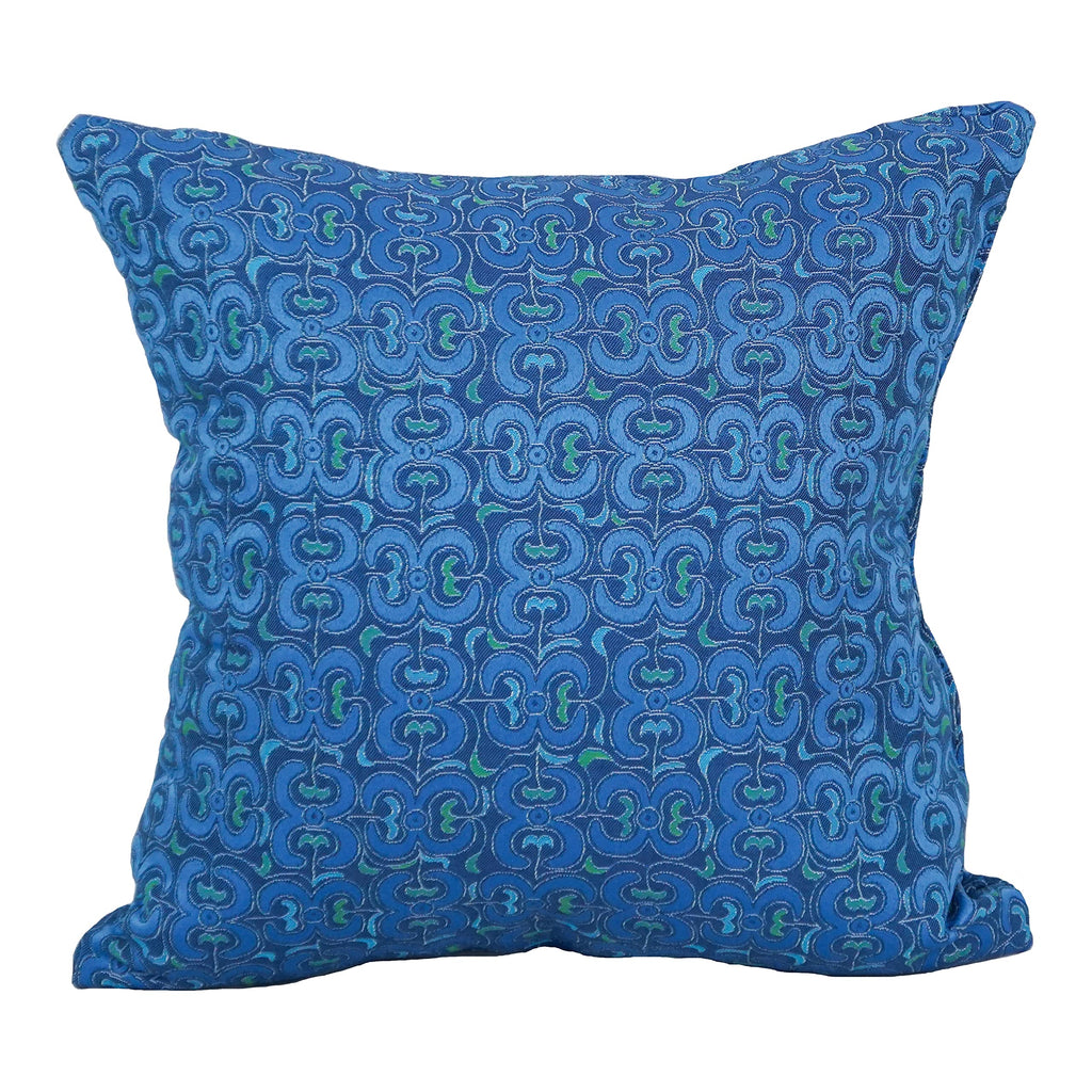Blazing Needles Square Jacquard Throw Pillow, 17", Mahlika Caspia