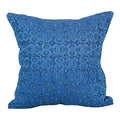 Blazing Needles Square Jacquard Throw Pillow, 17", Mahlika Caspia