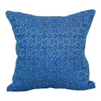 Blazing Needles Square Jacquard Throw Pillow, 17", Mahlika Caspia