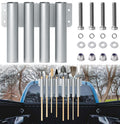 Wyckoff Heavy Duty 4Hole Shovel Holder for Truck & Trailer,Tools Organizer