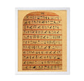 Poster Master Vintage Occult Poster - Retro Spiritual Print - Gift for Artist, Historian - Stele of Ankh-ef-en-Khonsu, Egyptian,