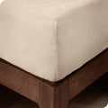 Bare Home Super Soft Fleece Fitted Sheet - King Size - Extra Plush Polar Fleece - Deep Pocket - All Season Cozy Warmth (King, Sa