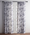Maison D' Hermine 100% Cotton Curtain - 50'X108' Paloma Grey (White Background) Decorative Curtain - Aesthetic Curtains For Fa