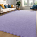 Zedrew Purple Area Rugs for Bedroom Living Room, 4x6 Feet Indoor Memory Foam Rug, Modern Washable Rugs for Kids Boys Girls Room,