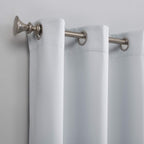 Sun Zero Easton Blackout Grommet Curtain Panel, 40" x 63", Thermal, Dove White, Model 59088