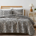 Southshore Fine Living, Inc. Ashanti Collection Oversized King Quilt Bedding Set, Soft Fabric, Lightweight Bedspread 3-Piece, Tw