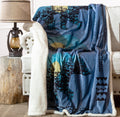 Carstens, Inc. Ultra Premium Super Soft Plush Sherpa Fleece Oversized Throw Blanket 54' X 68', Three Bears