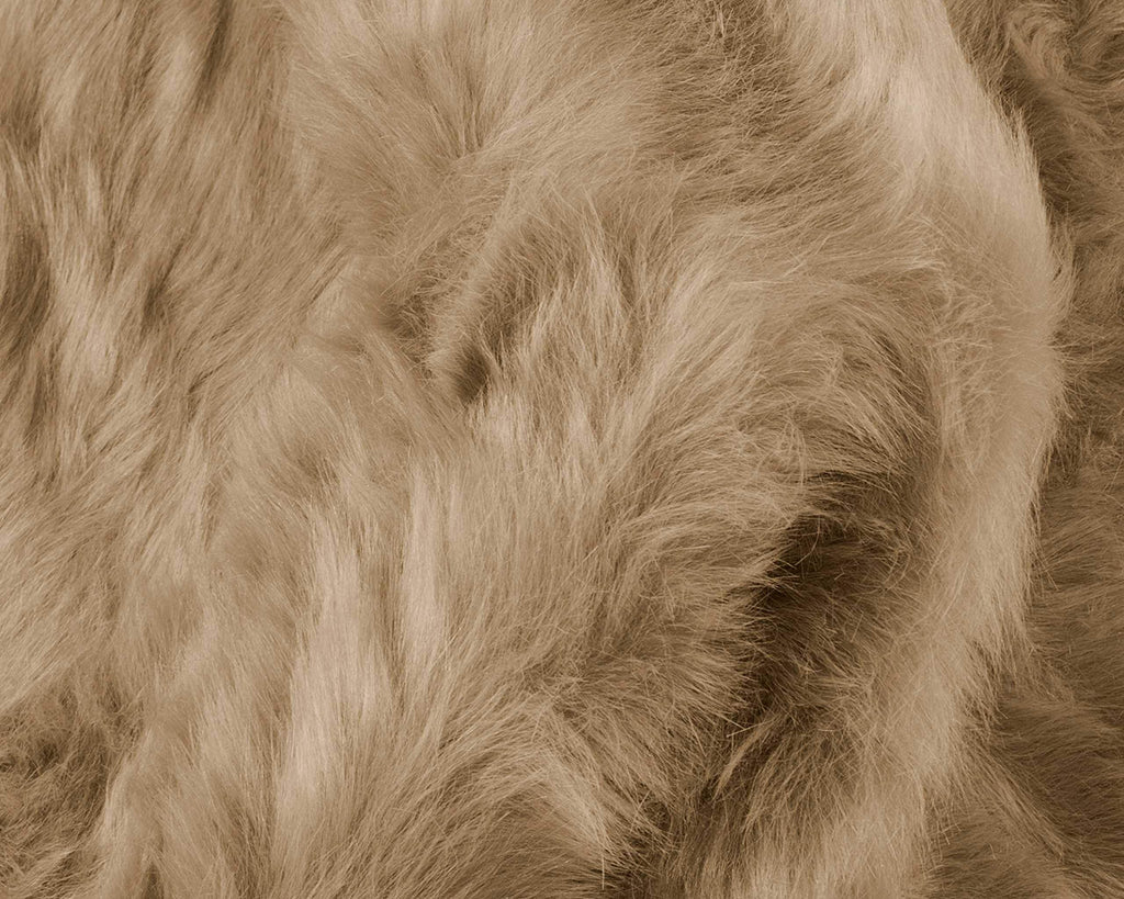 HomeRoots 24' X 36' X 1.5' Tan Sheepskin - Area Rug 2 feet X 3 feet 6000317164