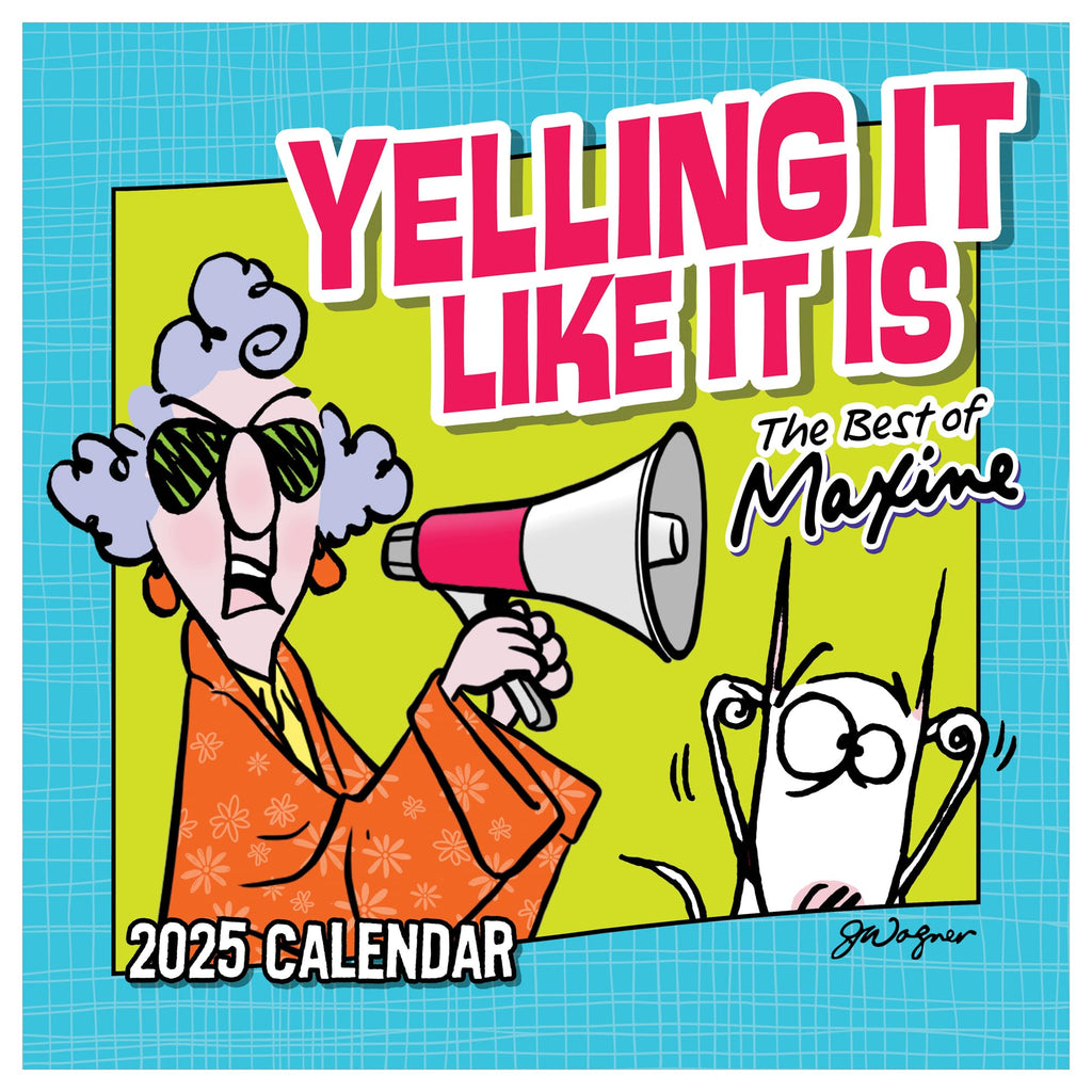 Tf Publishing 2025 Maxine Wall Calendar - Large Grids For Appointments And Scheduling - Vertical Monthly Wall Calendar 2025 - Ho