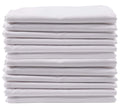 Kaf Home Brushed Microfiber Pillow Cases Bulk Pack, Control Allergies And Ensure Sound Sleep, Set Of 12, White