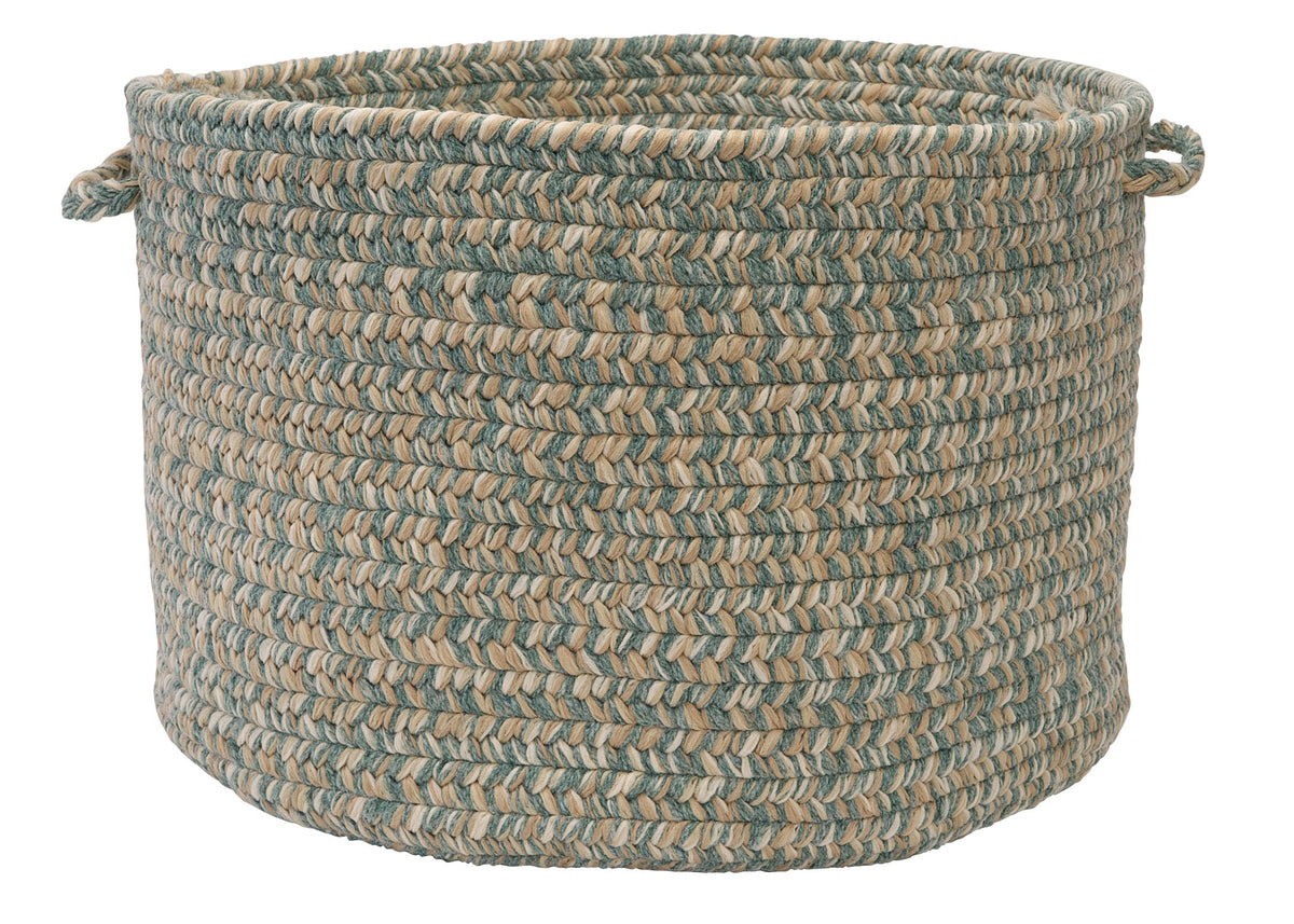 Colonial Mills Tremont Utility Basket, 18 By 12-Inch, Teal