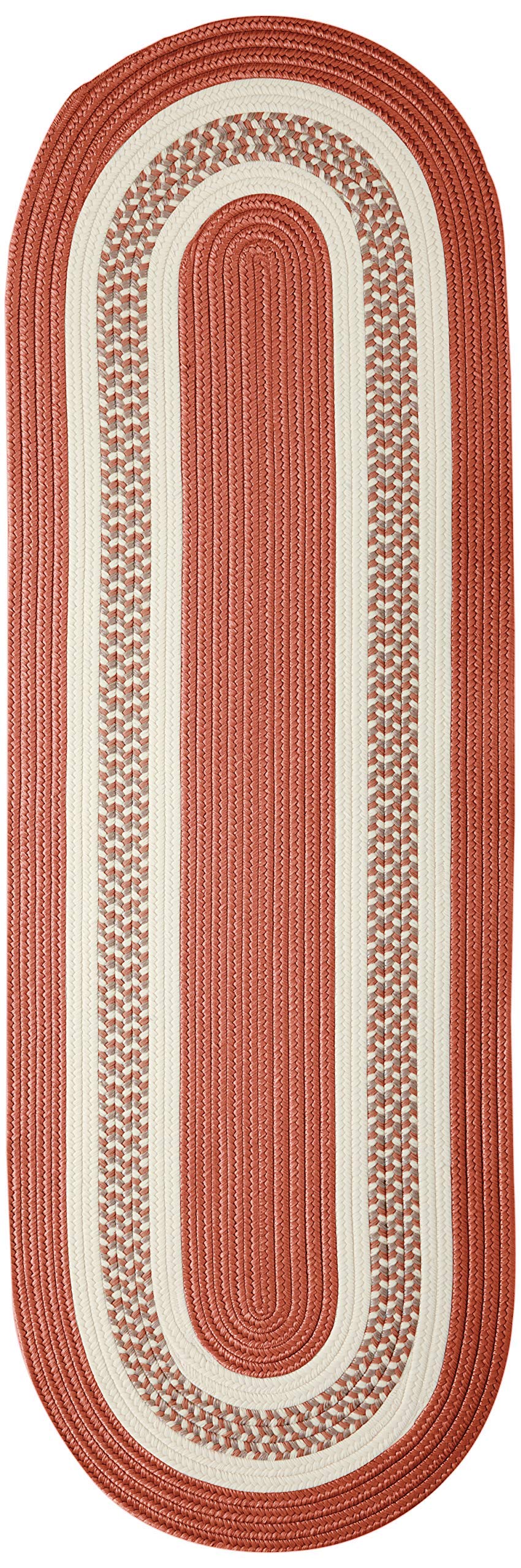 Crescent Area Rug, 2X10, Terracotta