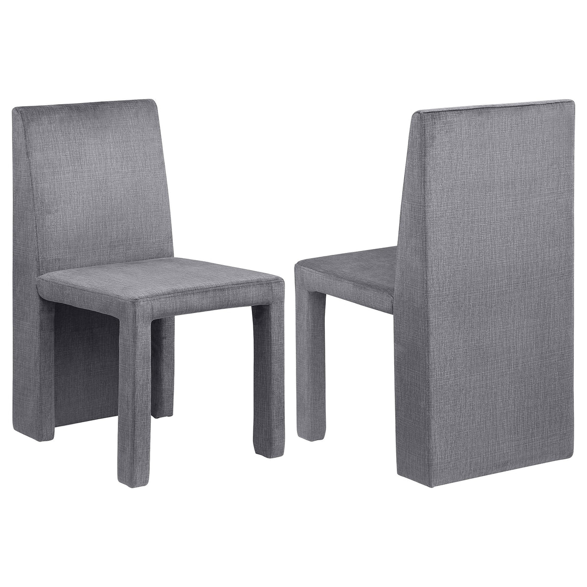 Coaster Home Furnishings Tordera Velvet Upholstered Dining Side Chair Grey (Set of 2)