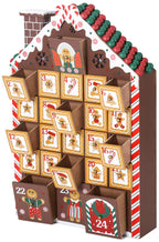 Brubaker Reusable Wooden Advent Calendar To Fill - Gingerbread House With Led Lighting - Diy Christmas Calendar 10.31 X 17.72 X