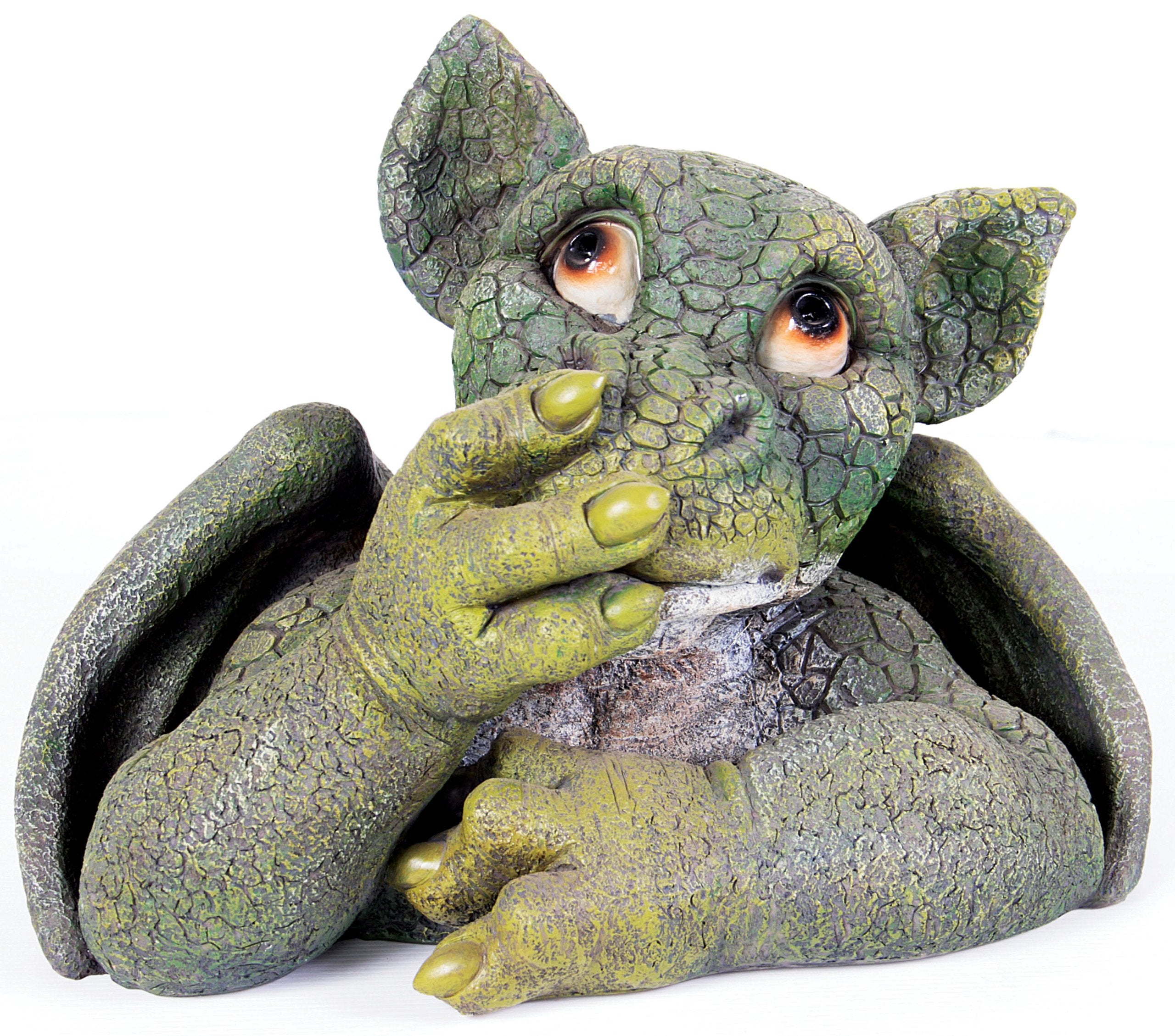 Kelkay 4911 Say Nothing Green Dragon Statue
