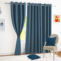 Story@Home Window Curtains 5 Feet Long Set Of 3 | Room Darkening Curtains | Quatrefoil Print | Thermal Insulated | Curtain For L