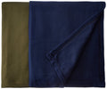Goyals  Polar Fleece Single Bed Blanket  Blue & Green (Pack of 2)